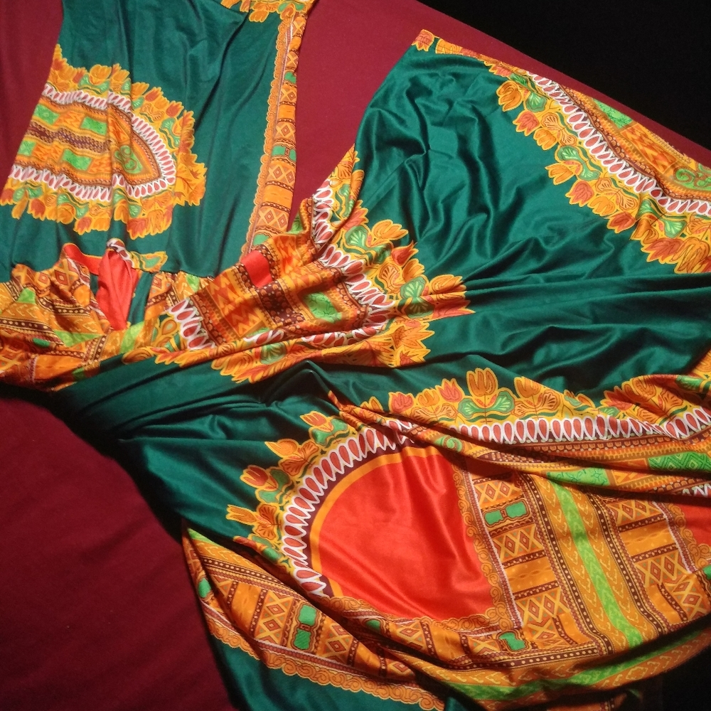 African Print Sundress